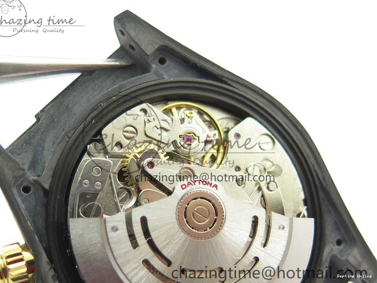 0210 Daytona DIW Carbon OMF Best Edition Carbon Dial on Black Leather Strap A Bright 2836